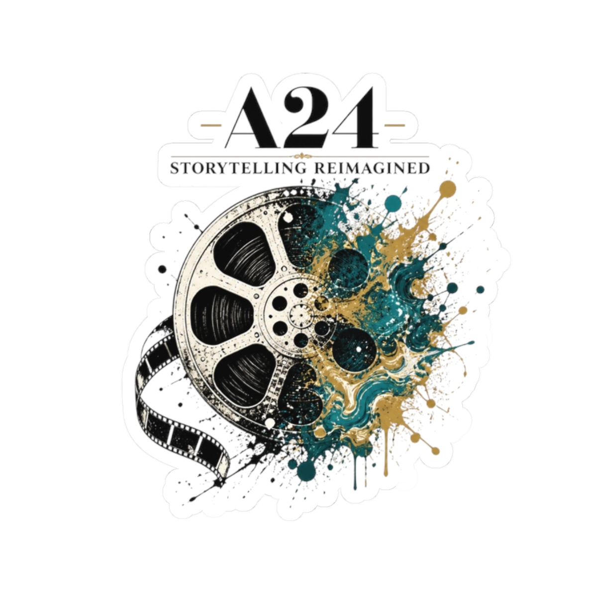 A24 "A24 - Storytelling Reimagined" Sticker - Official Stickers merchandise