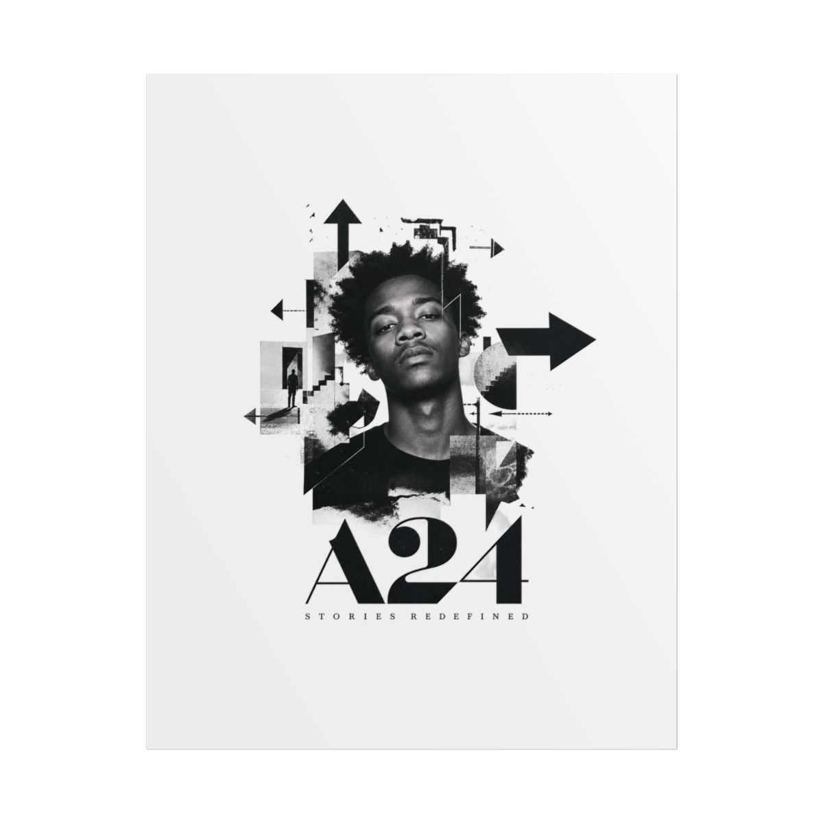 A24 Visual Style Face Must Poster - alternate angle 1, merchandise